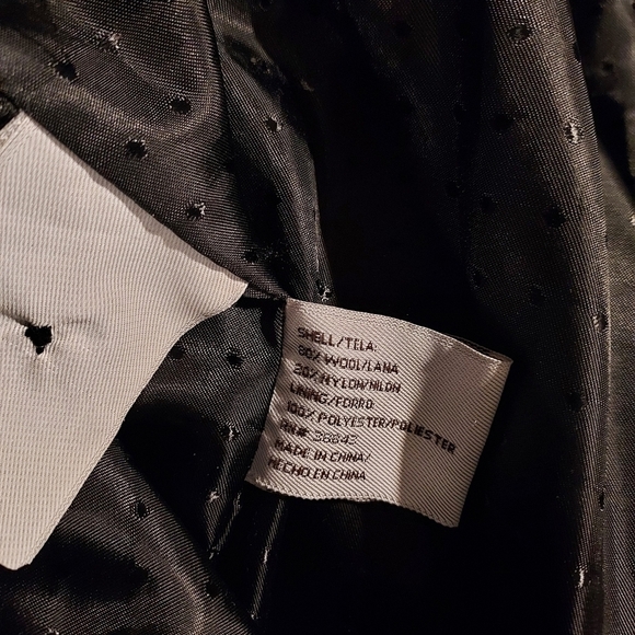 Womens Winter 𝅺BLACK wool lined winter coat Sz 3X - Picture 8 of 10